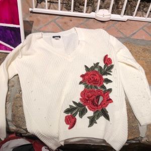 Floral Sweater